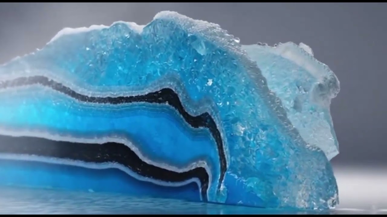 ASMR Cake Cutting | Relaxing Ice Volcano Satisfying Sounds