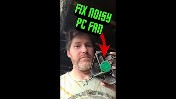Noisy PC Fan Fix: Re-oiling