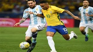 Neymar jr vs lionel messi (brazil 3 - argentina) goals, skills, magic
dribbling world cup qualifier 2018 argentin...