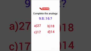 🚃🚂 Railway exam#Reasoning # #ssc #upsc #puzzle #Tnpsc #aptitude #Analogy