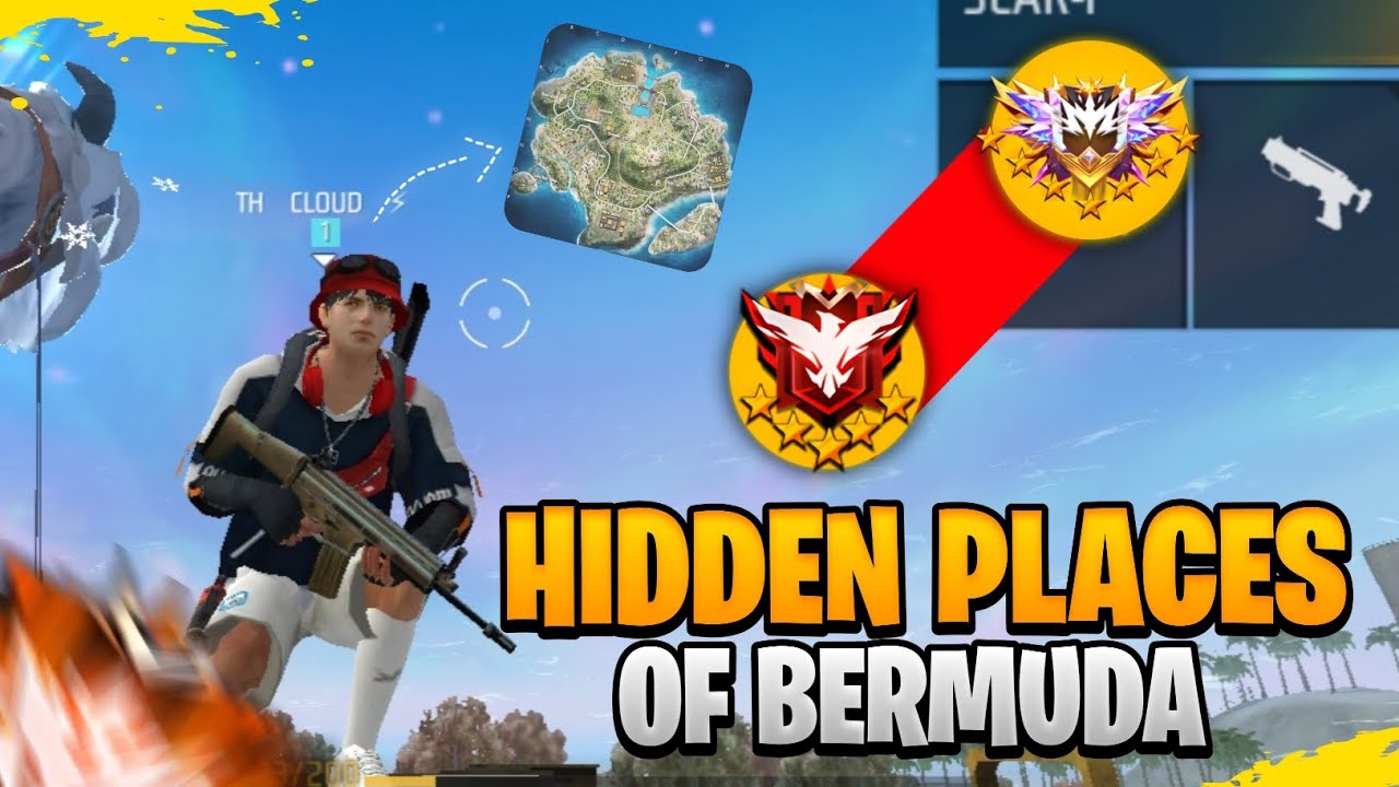 ১০টি Hidden Place 😍| Br Rank Push Hidden place | সহজে Rank Plus ||