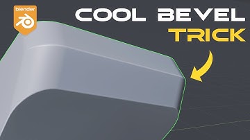 Cool bevel trick you should probably know in Blender!