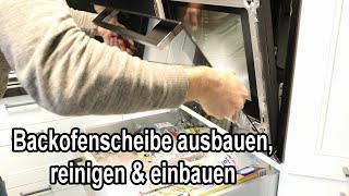 Backofenscheibe kleben - Backofen Reparatur-Set