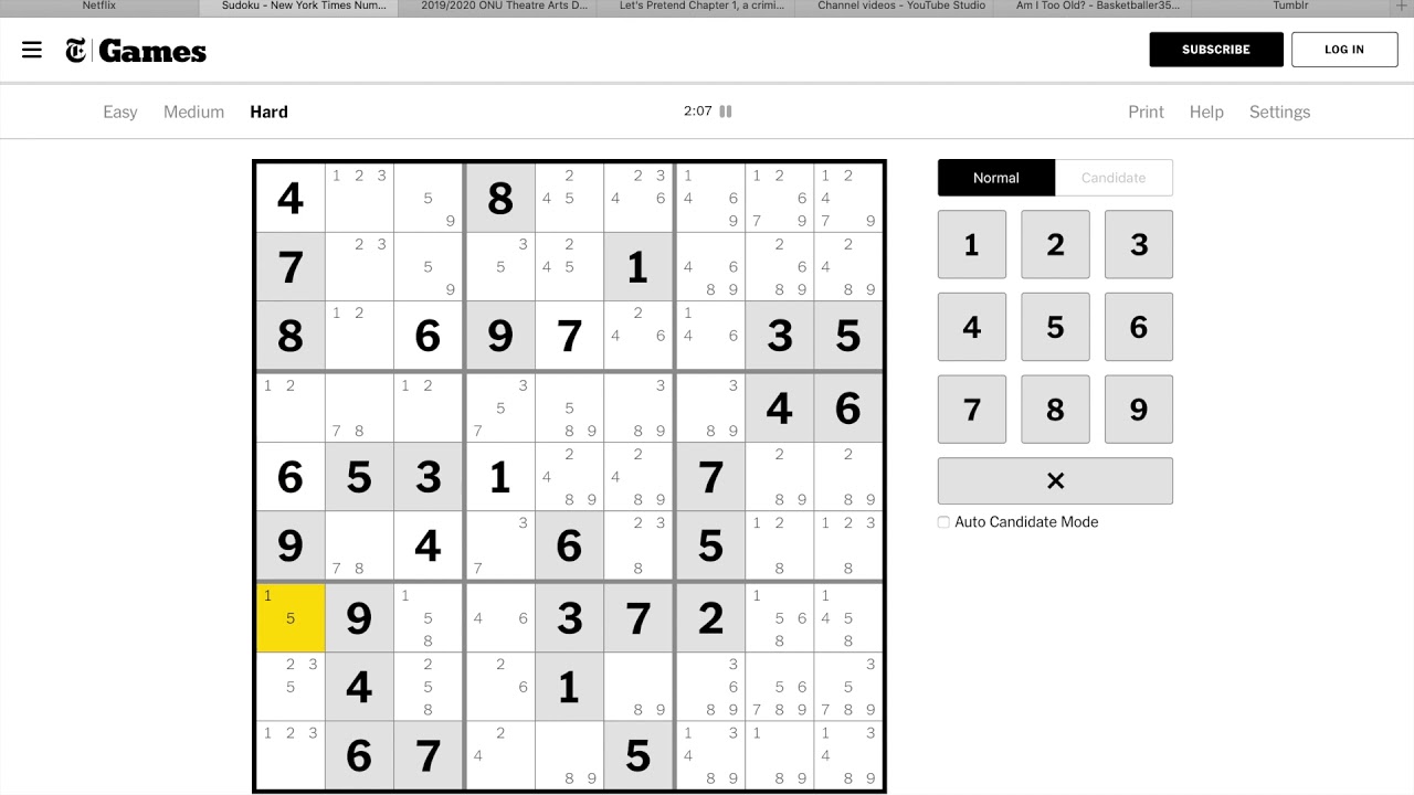 Sudoku LXX Circles YouTube