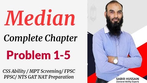 Median CSS Ability Screening FPSC PPSC Maths