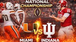 MIAMI VS INDIANA NATIONAL CHAMPIONSHIP | COLLEGE FOOTBALL 26 SIMULATION