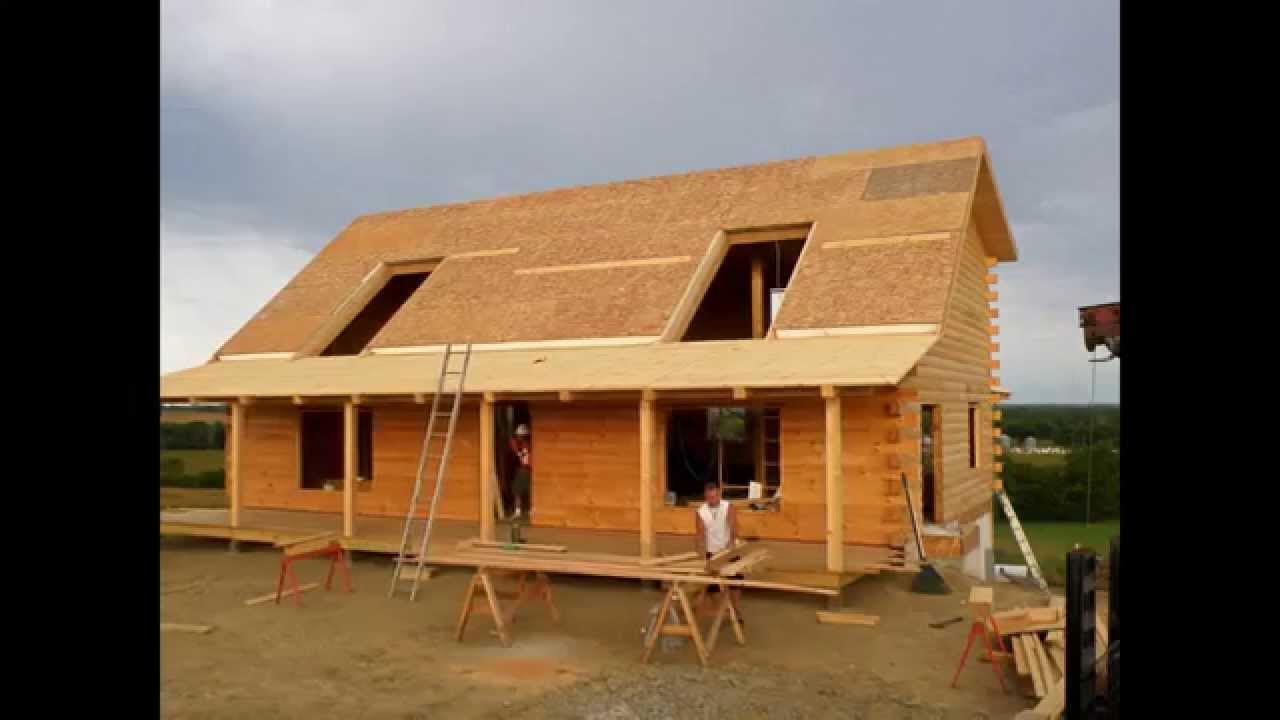 Haugen Builders Custom Log Homes Hochstetler Log Package Dryin YouTube