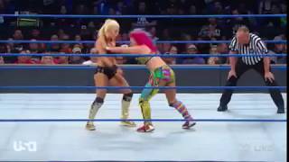 WWE Smackdownlive 19/02/19 - Mandy Rose pins Asuka
