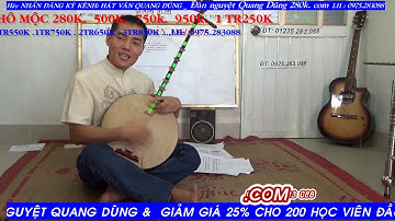 DẠY ĐÀN NGUYỆT BÀI SAI CHI TIẾT LƯU KHÔNG LÀN 1 NC  CHO NGƯỜI DỐT CỰC DỐT