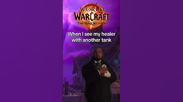 When I see my healer with another tank #worldofwarcraft #warcraft #thewarwithin #warwithin #mmorpg