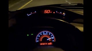 2011 8th generation Civic Si 0-60 0-70 0-100 pulls