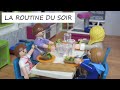 La routine du soir de la famille lopez  film playmobil en franais