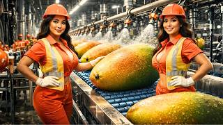 👉 Inside a Mega Mango Factory | How Mango Juice Is Made in Modern Industry | Full Process
