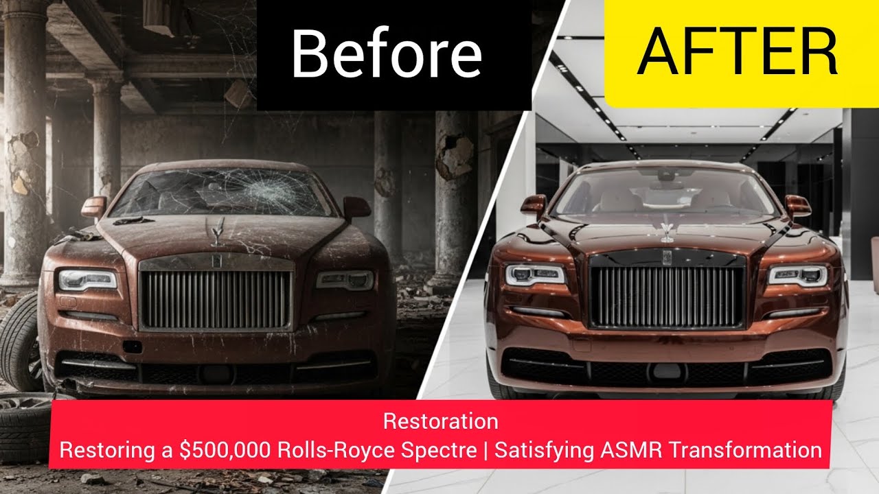Restoring a $500,000 Rolls-Royce Spectre | Satisfying ASMR Transformation
