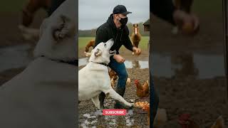 Shocking Rescue: Farmer Saves Cat from Giant Python Attack 🐍🐱 #animalrescue #dog #cat #wildlife