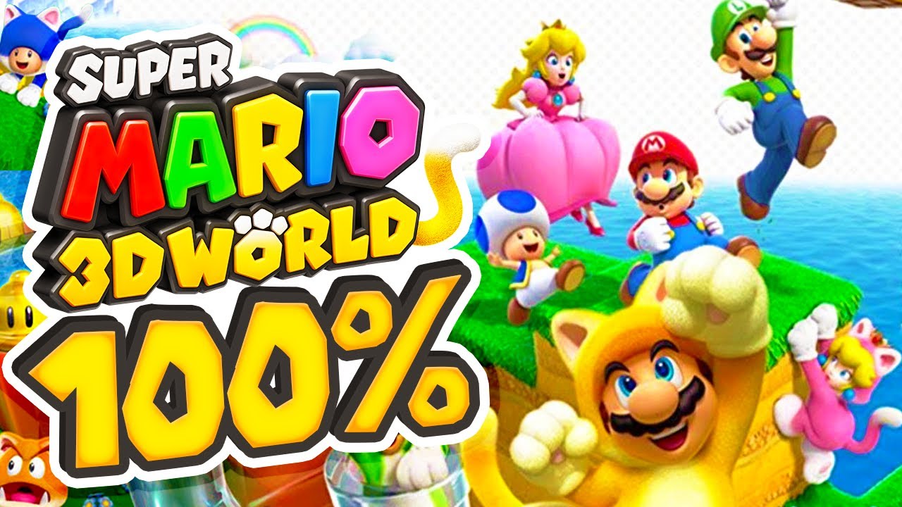 Super Mario 3D World (Switch) - Full Game 100% Walkthrough 