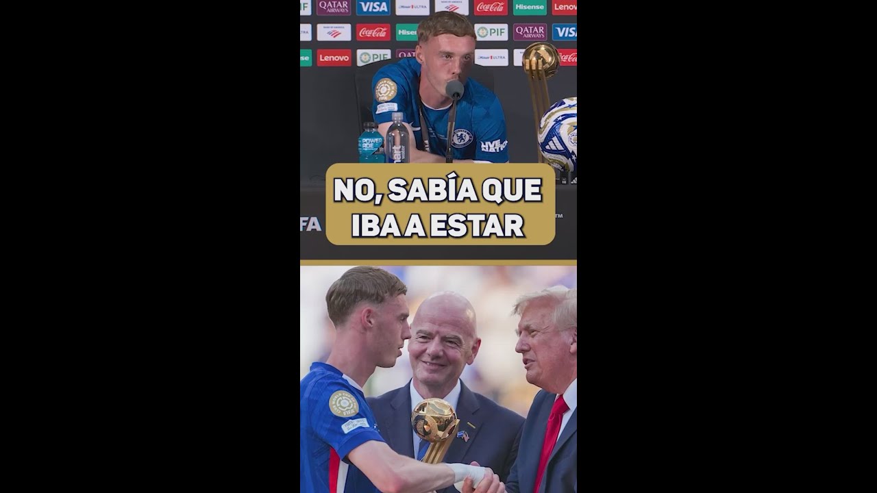 La SORPRESA de PALMER al ver a TRUMP en el PODIO del CHELSEA en el MUNDIAL DE CLUBES