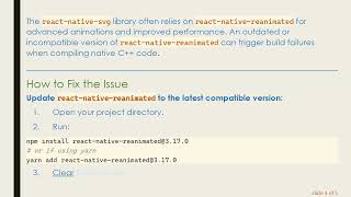 react-native-svg Build Issue in React Native 0.78: How to Fix the C+ +  Build System Error
