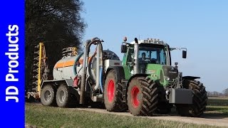 Fendt 820/Kaweco/Mest injecteren/Injection slurry/Gülleeinarbeitung/Frens/Hulshorst/2016