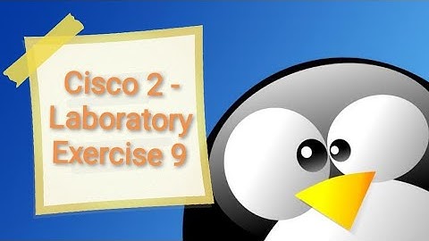 AMAOED CISCO 2 LAB 9