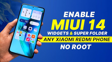 Install MIUI 14 Widgtes, Super Folder On Any Xiaomi & Redmi Phone | No Root