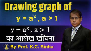 Graph of Exponential Function | Step-by-Step by Prof. K.C. Sinha
