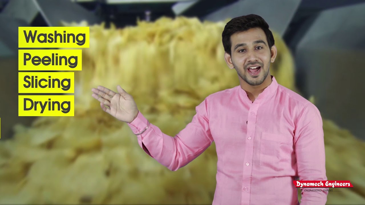 Potato Chips Manufacturing Process by Dynamech. Part 1