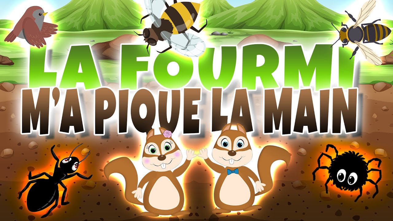La Fourmi M'a Piqué la Main 🎶 | Comptines et Dessin Animé pour Enfants