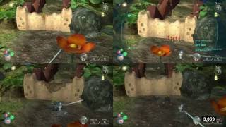Pikmin 3 - Dirt walls comparison