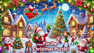 Fix the Christmas Puzzle: Can You Solve It 🎄🧩✨