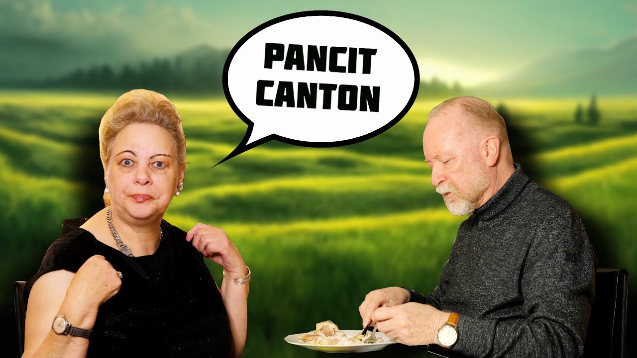 Dutch Parents Try Delicious Filipino Food PANCIT CANTON!