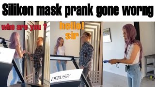 2000$ Realistic Silicone Face Mask Prank gone wrong ..Incredible Hollywood Prop..
