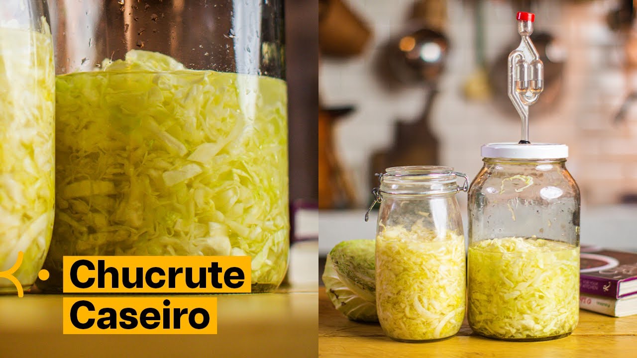 COMO FAZER CHUCRUTE EM CASA! Ótimo PROBIÓTICO NATURAL!