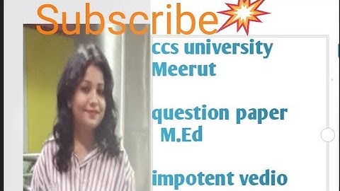 system and structure secondary and higher secondary education question paper  2020 ccs u M. ed 3rd s