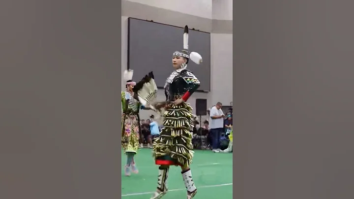 Jr Women'sJingle Dress Sunday Final #halonamedia #indigenous #powwow #dance #jingle #nativewomen