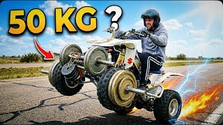On Met Du Poids À Lavant Du Quad Il Cabre Encore ?