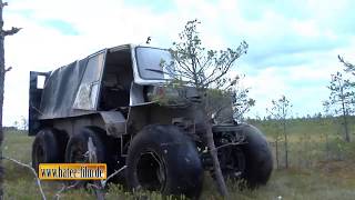 картинка: Самодельный 6-колёсный вездеход