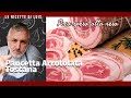 Pancetta arrotolata fatta in casa da un Norcino