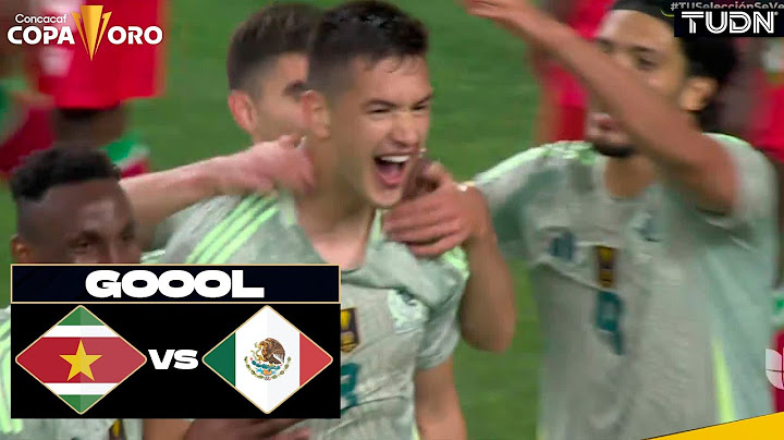 ¡GOLEADOR MEXICANO! Doblete de Montes I Surinam 0-2 México | Copa Oro - J2 2025 | TUDN