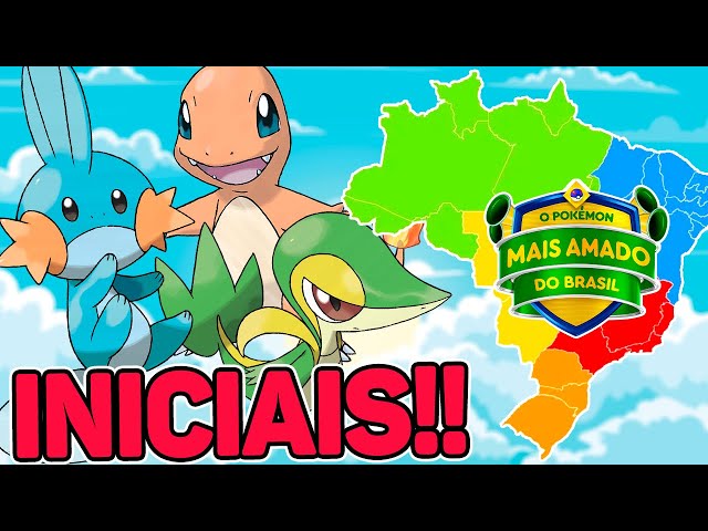 Qual o Pokémon de primeira geração mais popular no Brasil?