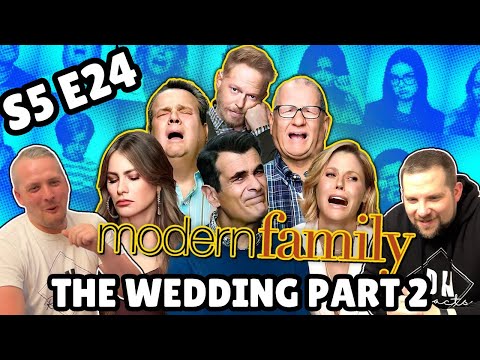 British Guys HILARIOUS Modern Family Reaction | Season 5 Episode 24 (The Wedding Part 2)