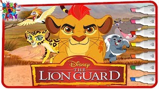 Coloring Lion Guards - All Lion Guards Compilation