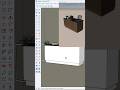 SketchUp Tips 😍 Table Design in SketchUp in Seconds #shorts #sketchup