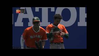 Jacoby Long -Outfield-Miami Hurricanes vs Louisville ACC Tournament Pool Baseball 5-21-24