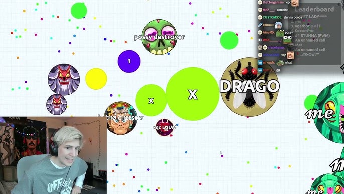 xQc Plays Agar.io #2 