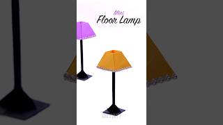 DIY Mini Paper Floor Lamp | DIY Lamp | Paper Crafts | Miniature Crafts