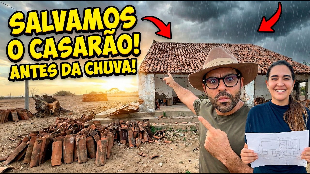 Telhas Danificadas, Decisões Difíceis e a Força do Sertão 🌧️