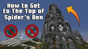 Hypixel Skyblock - How to Get to The Top of Spider