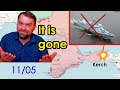 Update from Ukraine | Ukraine hit the Kerch Port and the New Ruzzian Ship | Awesome News