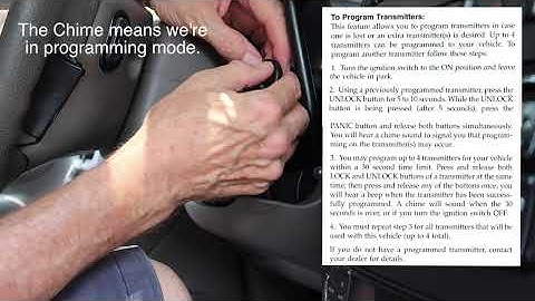 2003 Dodge Grand Caravan - Program Key FOBs